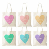 Persoonlijke Blauwe Hartentassen Tote Bag