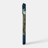 Persoonlijke Blauwe Hemelse Gouden Zon Maan Mandal iPhone 15 Case (Linkerkant)