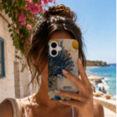 Persoonlijke Blauwe Koraal iPhone 16 Hoesje