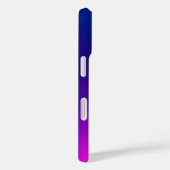 Persoonlijke Blauwe Moderne iPhone Hoesje (Achterkant / Rechts)