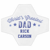 Persoonlijke blauwe naam De grootste pap ter werel Voetbal (Enkel)