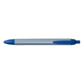 Persoonlijke blauwe pen voor kinderen met aap (Achterkant)