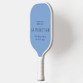 Persoonlijke Blauwe Pickleball Moeder Superster Aa Paddle (Links)