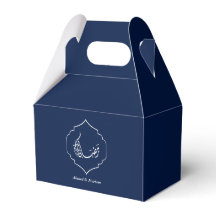 Persoonlijke Blauwe Ramadan Kareem Favor Box Op Ma