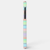 Persoonlijke Blauwe Roze Limegroene Strepen Case-Mate iPhone Case (Achterkant/links)