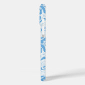 Persoonlijke Blauwe Schelpen Case-Mate iPhone Case (Achterkant / Links)