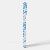 Persoonlijke Blauwe Schelpen Case-Mate iPhone Case (Achterkant / Rechts)