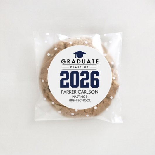 Persoonlijke Blauwe Sticker voor Afstudeerklas 202