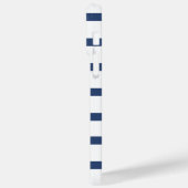 Persoonlijke Blauwe Strepen Case-Mate iPhone Case (Achterkant / Links)