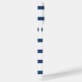 Persoonlijke Blauwe Strepen Case-Mate iPhone Case (Achterkant / Rechts)