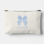 Persoonlijke Blauwe Strik Coquette Esthetiek  Etui (Voorkant)