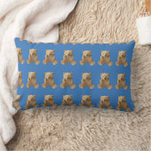 Persoonlijke Blauwe Teddybeer Kussen (Deken)