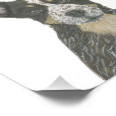 Persoonlijke blauwe voeler Cattledog Foto Afdruk (Hoek)