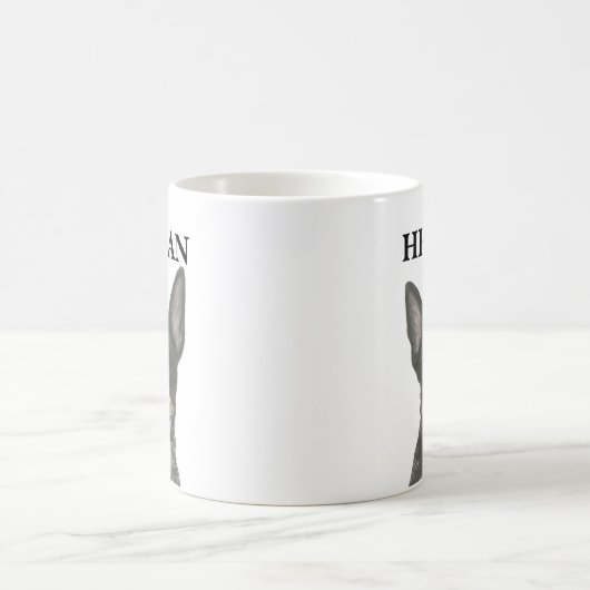 Persoonlijke blauwe voeler Cattledog Koffiemok (Center)