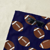 Persoonlijke Blauwe Voetbal Kinderen Strandlaken (In situ)