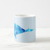  persoonlijke blauwe walvis koffiemok (Center)