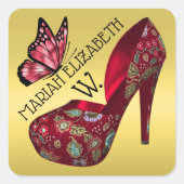 Persoonlijke Bling Sticker (Voorkant)