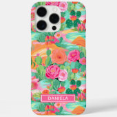 Persoonlijke Bloeiende Woestijncactussen Case-Mate iPhone Case (Achterkant)