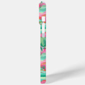 Persoonlijke Bloeiende Woestijncactussen Case-Mate iPhone Case (Achterkant / Links)