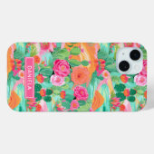 Persoonlijke Bloeiende Woestijncactussen Case-Mate iPhone Case (Achterkant (horizontaal))