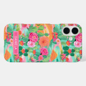 Persoonlijke Bloeiende Woestijncactussen Case-Mate iPhone Case (Achterkant (horizontaal))
