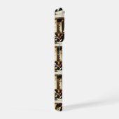 Persoonlijke bloem boekenplank telefoonhoes iPhone hoesje (Rechterkant)