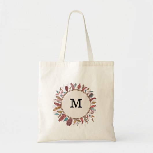 Persoonlijke Bloem Bruidsmeisje Boodschappentas Tote Bag (Voorkant)