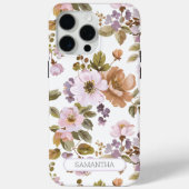 Persoonlijke Bloem Chic Bloem Botanische Naam Case-Mate iPhone Case (Achterkant)