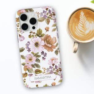 Persoonlijke Bloem Chic Bloem Botanische Naam iPhone 15 Pro Max Hoesje