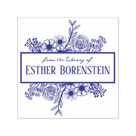 Persoonlijke Bloem Naam Boek Stempel