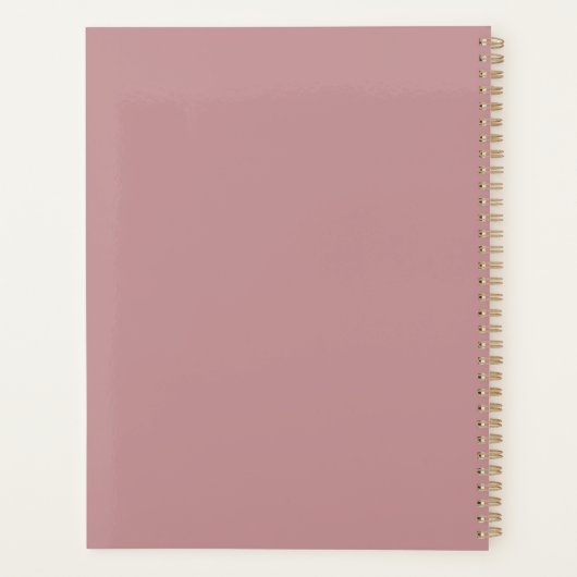 Persoonlijke bloem planner (Achterkant)