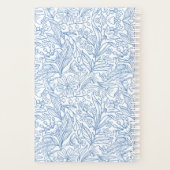 Persoonlijke bloem planner met naam (Achterkant)
