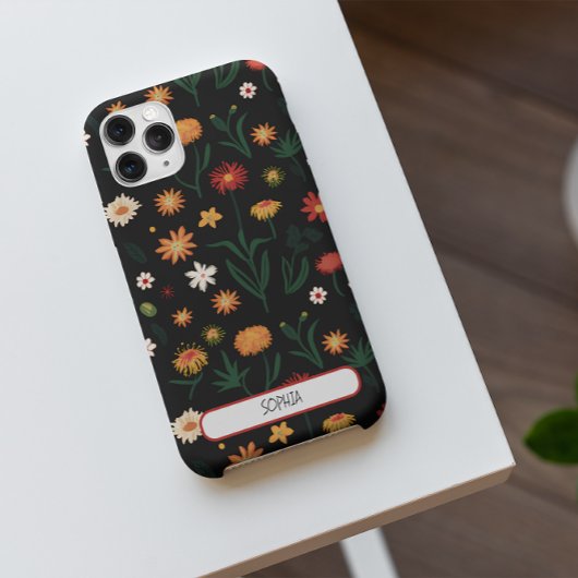 Persoonlijke bloem wilde bloem Case-Mate iPhone case