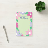 Persoonlijke bloemachtige leraar post-it® notes (Kantoor)