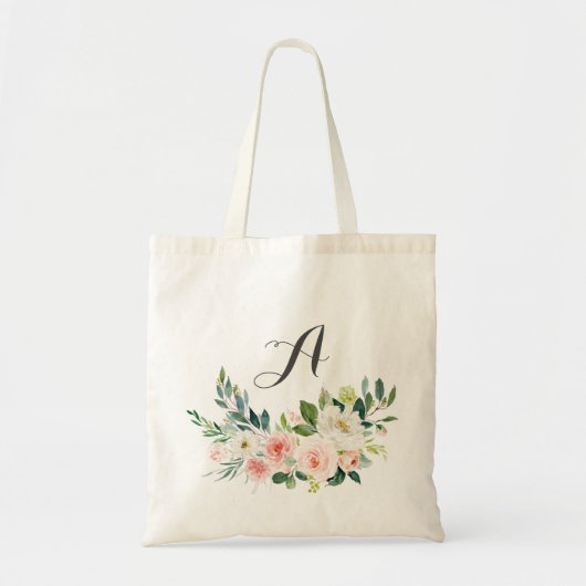 Persoonlijke bloememtassen voor bruidsmeisjes tote bag (Voorkant)