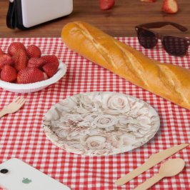Persoonlijke bloemen & aangepaste naam papieren bordje