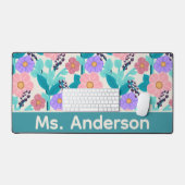 Persoonlijke Bloemen Bureaumat (Keyboard & Muis)