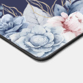 Persoonlijke bloemen bureaumat (Hoek)