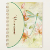Persoonlijke bloemen en libel planner (Voorkant)