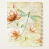Persoonlijke bloemen en libel planner (Achterkant)