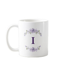 Persoonlijke bloemen-initialenmok | Cadeau voor ha