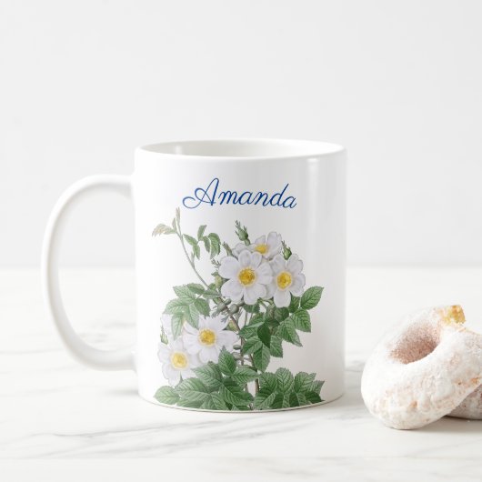 PERSOONLIJKE BLOEMEN KOFFIEMOK (Met donut)