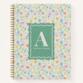 Persoonlijke bloemen notebook notitieboek (Voorkant)