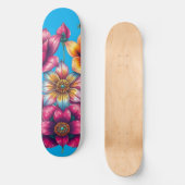 Persoonlijke bloemen persoonlijk skateboard (Voorkant)