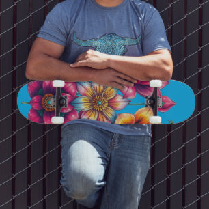 Persoonlijke bloemen persoonlijk skateboard