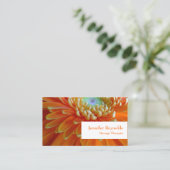 Persoonlijke Bloemen Visitekaartje (Staand voorkant)