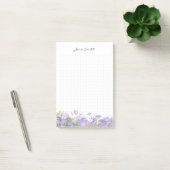 Persoonlijke bloemenaesthetiek stippenraster post-it® notes (Kantoor)