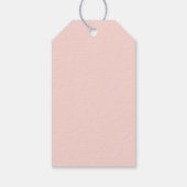 Persoonlijke bloemenaquarel cadeautag cadeaulabel (Achterkant)