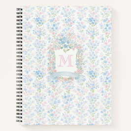 Persoonlijke bloemenaquarel fleece deken notitieboek