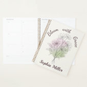 Persoonlijke bloemencosmos botanische aangepaste n planner (Display)